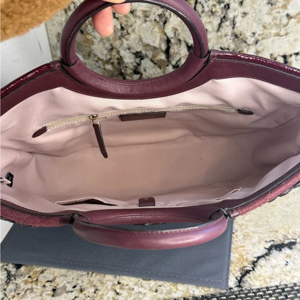 EUC Kate Spade New York On Purpose Floral Circle Handmade Tote